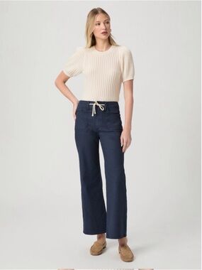 Paige Ari Wide Leg Drawstring Relaxed Pants